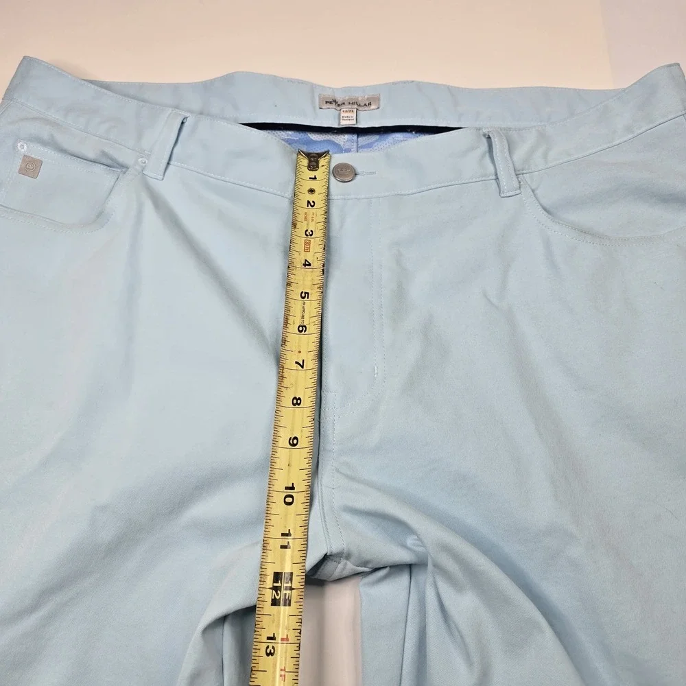 Peter Millar Crown Sport Men's‎ Performance Blue Golf Pants Size 42x34 Polyester